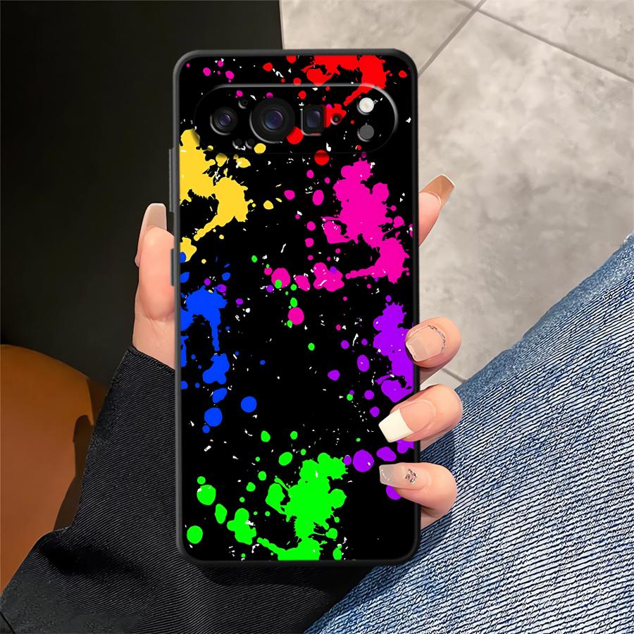 Rainbow Paint Splatters Funda  - Phone Cases Google Pixel 7 评论和价格