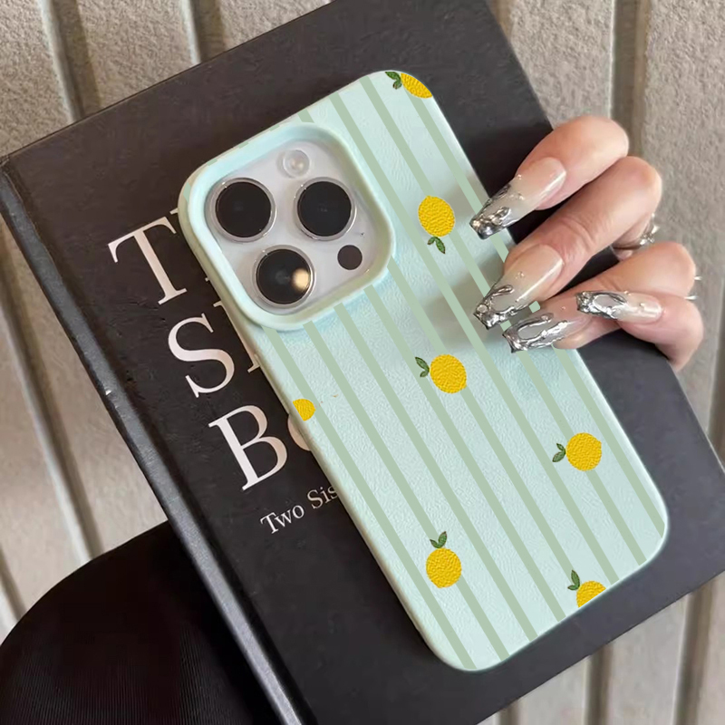 Shockproof Cute Lemon Pattern  - Phone Cases Luxury 评论和价格