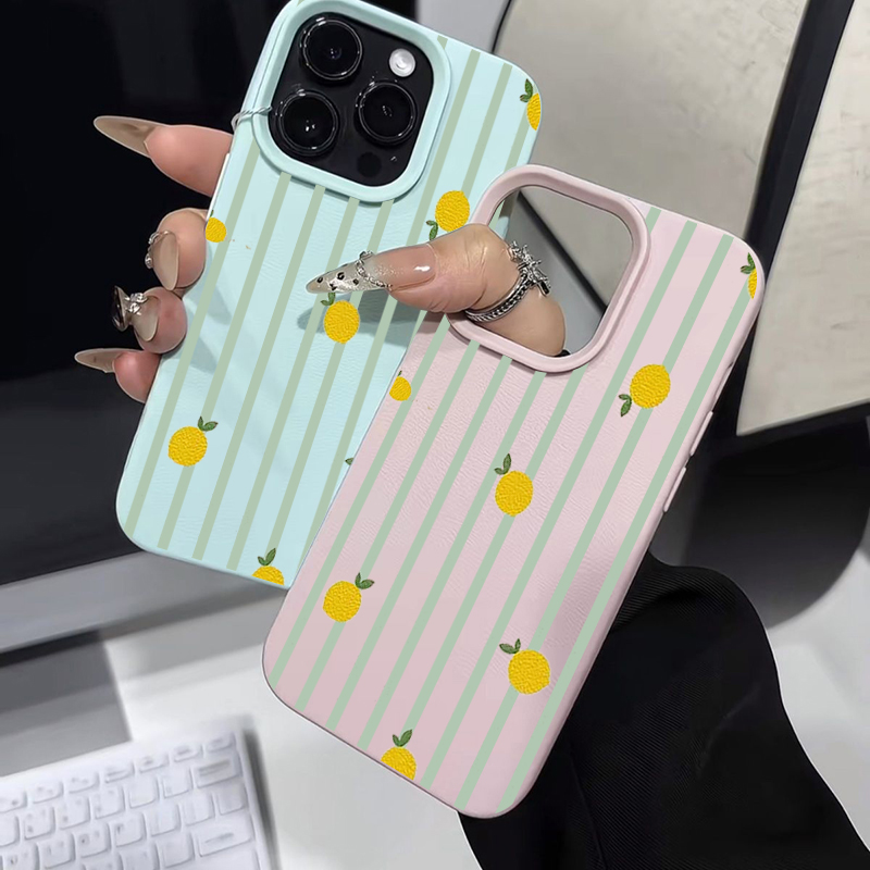 Shockproof Cute Lemon Pattern  - Phone Cases Luxury 评论和价格