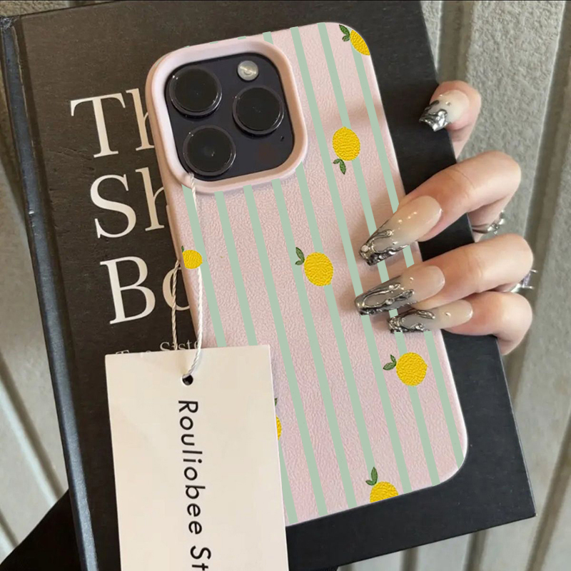 Shockproof Cute Lemon Pattern  - Phone Cases Luxury 评论和价格