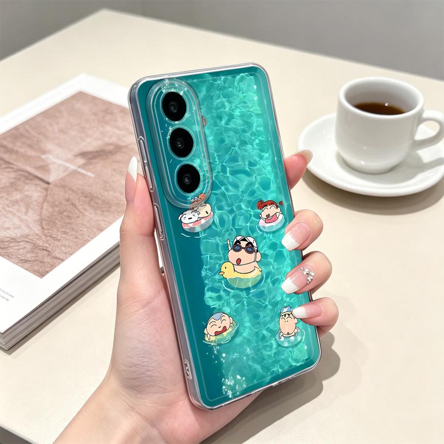 Yellow Umbrella Boy Phone Cove - Phone Cases Samsung A14 评论和价格