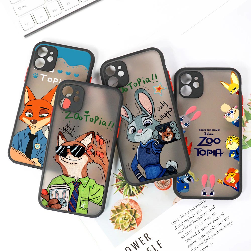 Disney Nick Judy Matte Translu - Phone Cases Otterbox 评论和价格