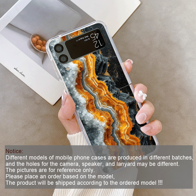 Artistic Colorful Marble Textu - Phone Cases Z Flip 7 评论和价格